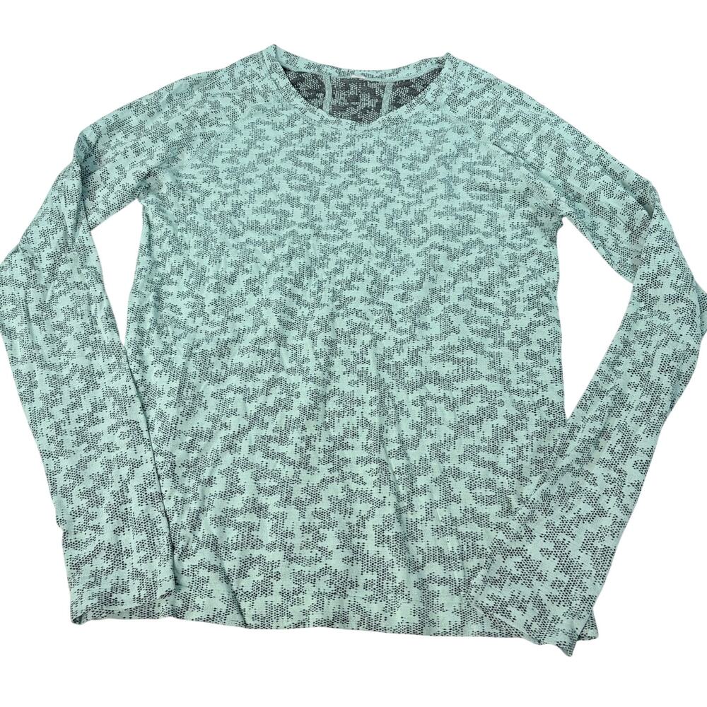 Athleta womens momentum performance long sleeve shirt. Size S. winterfrost